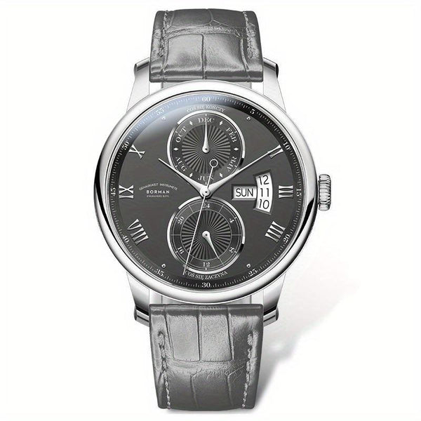 BORMAN Watch Men's Mechanical Automatic Flywheel Men's Watch Business Watch Men's Business Men's Mechanical Watch Gift for Men