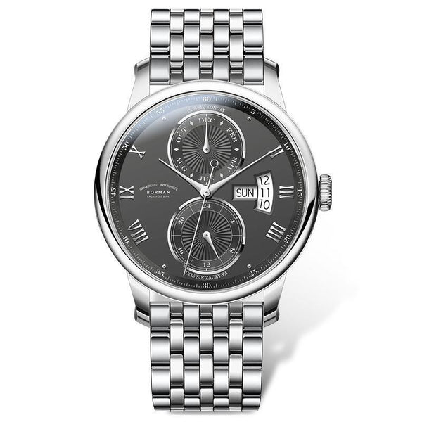 BORMAN Watch Men's Mechanical Automatic Flywheel Men's Watch Business Watch Men's Business Men's Mechanical Watch Gift for Men