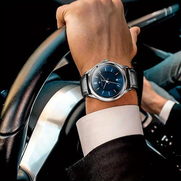 PONIGER luxury large size watch stainless steel waterproof diving watch men's business watch automatic mechanical watch p5.13