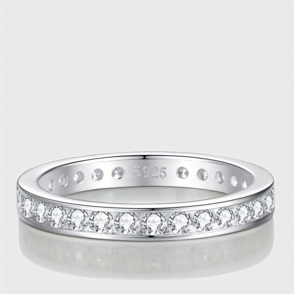 跨境珠宝925纯银百搭叠戴尾戒韩版小众设计戒指女ins风满钻戒指