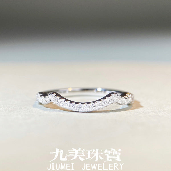 S925纯银叠戴戒指女简约ins风搭配戒锆石戒指批发副戒搭配欧美款