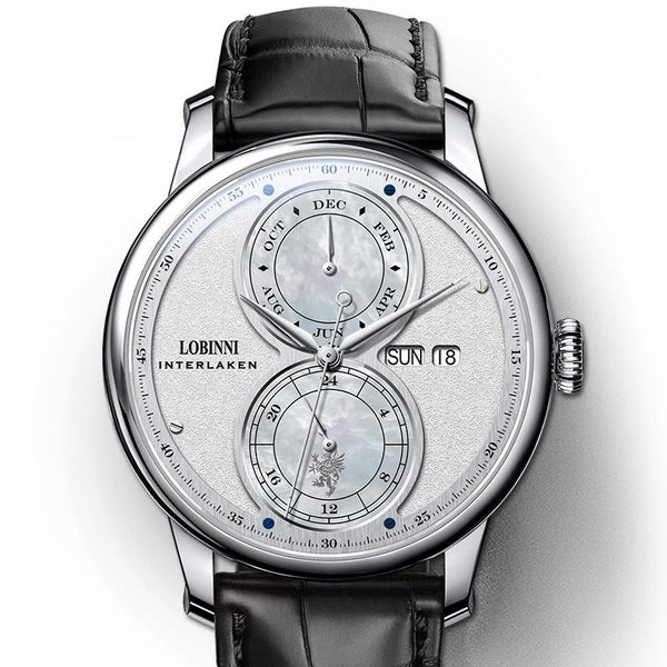 LOBINNI Men's Mechanical Watch, Fully Automatic Waterproof Fashionable Versatile Watch